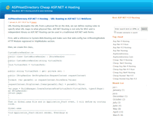 Tablet Screenshot of cheapaspnet4hosting.asphostdirectory.com